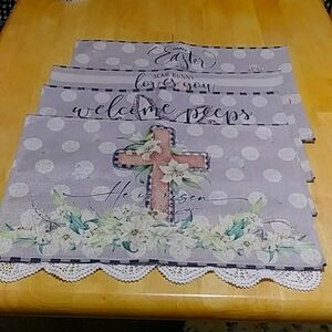 Easter placemat set, new